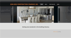 Desktop Screenshot of donsonconstruction.com